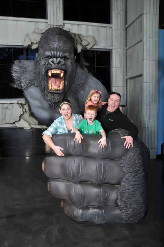 King Kong presents a “gripping” photo opportunity.