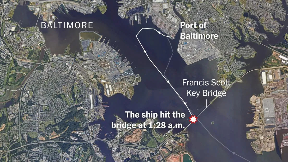 US Government Sues Ship Owner for $100M Over Baltimore Bridge Collapse