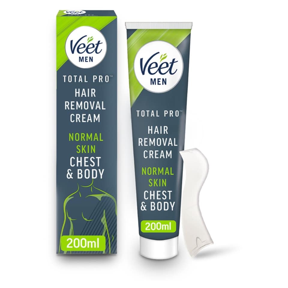 Veet Men Hair Removal Cream Chest & Body Normal Skin 200ml