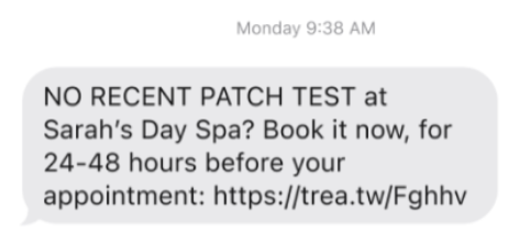 Streamline patch testing with automated client reminders