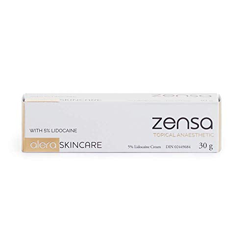 Zensa Numbing Cream 5% Lidocaine - Fast Acting Topical Anesthetic - Max Pain Relief for Tattoos Piercings, Microblading, PMU, Microneedling, Injections, Waxing, Electrolysis & Non-Invasive Procedures