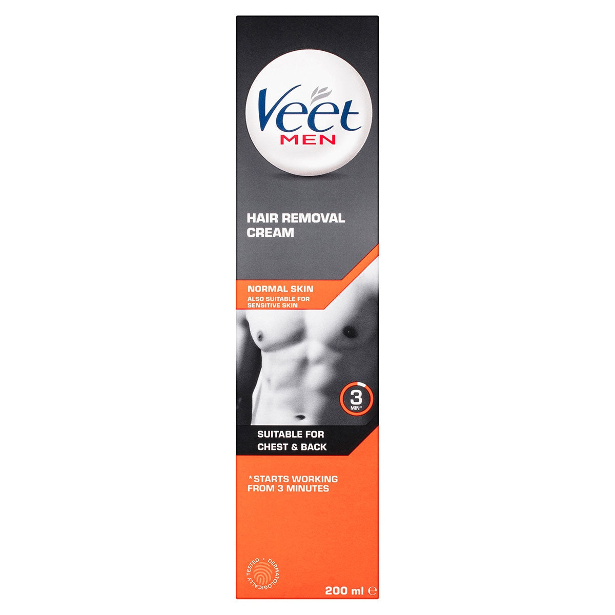 Veet Men Hair Removal Cream Normal Skin 200ml