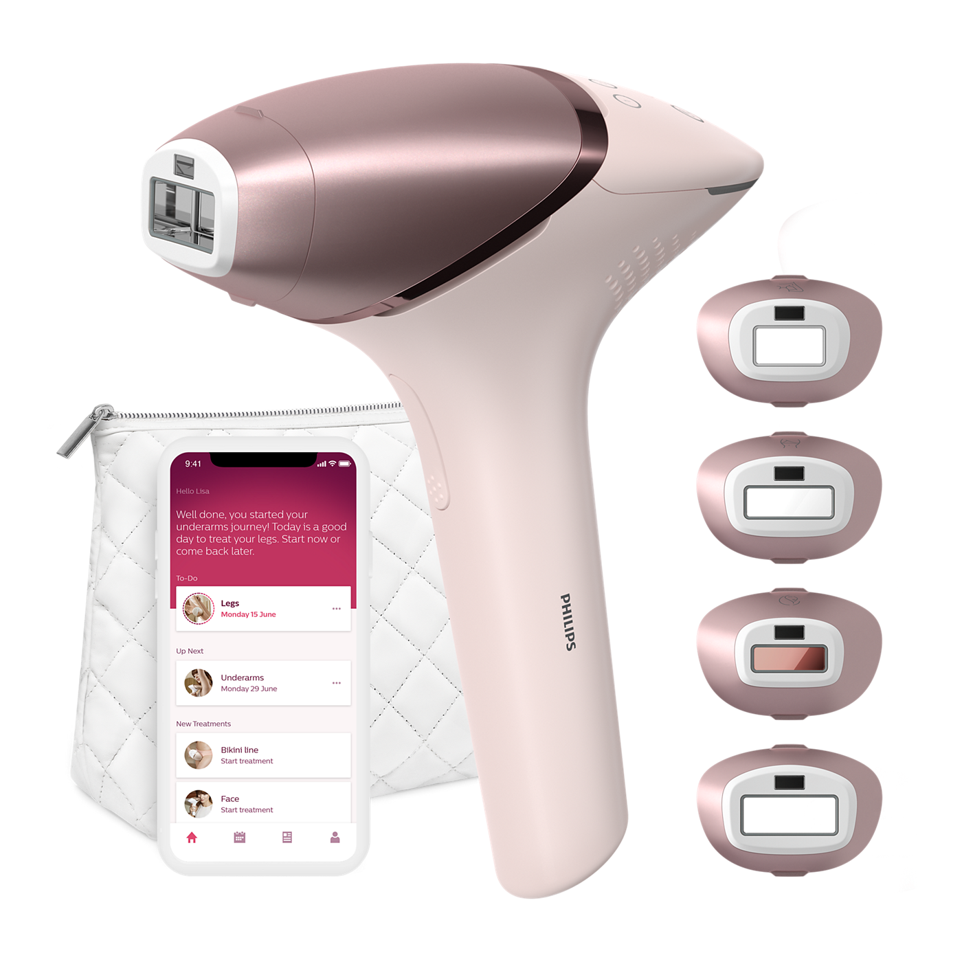 Lumea IPL 9000 Series IPL Hair removal device with SenseIQ