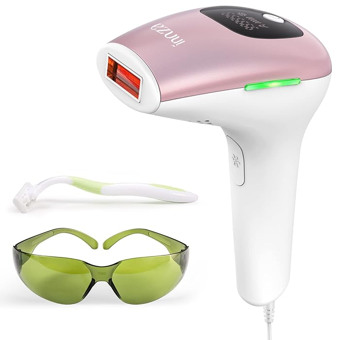 INNZAIPL Hair Removal for Women at-Home,Upgraded to 999,000 Flashes Painless Hair Remover,Facial Hair Removal Device for Armpits Legs Arms Bikini Line