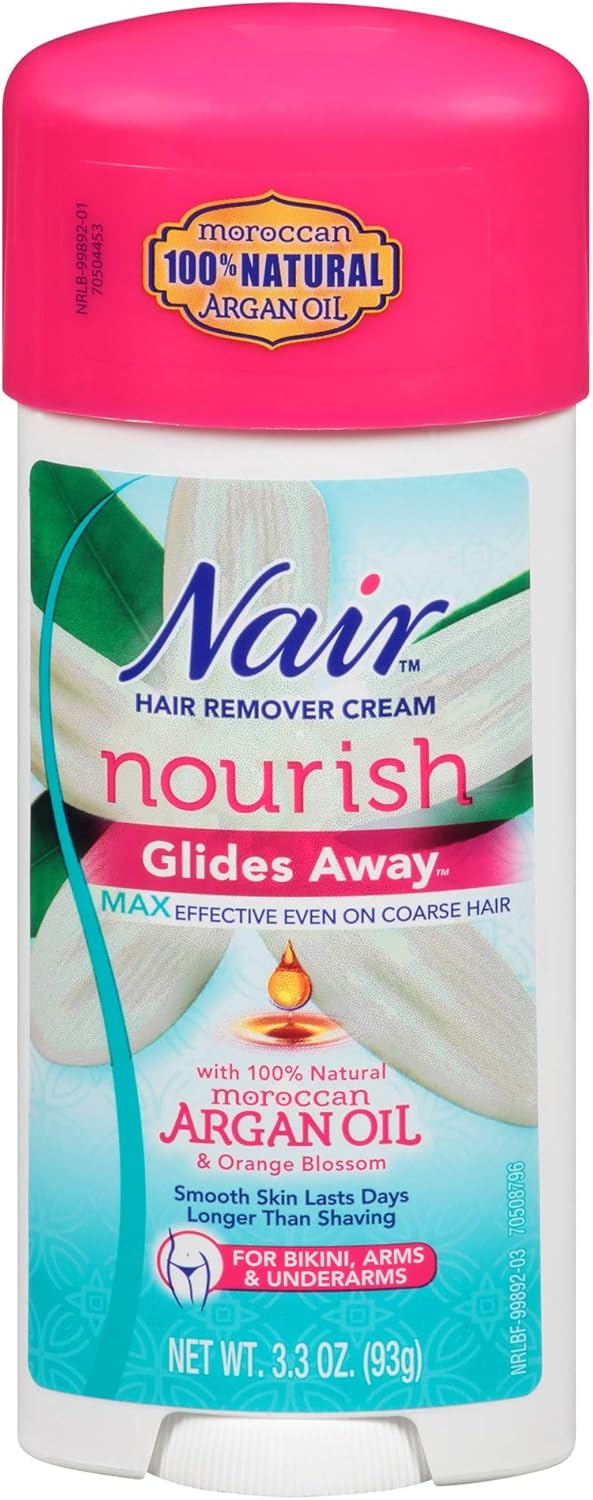 Nair Hair Remover Glides Away Hair Removal Cream 3.3 oz