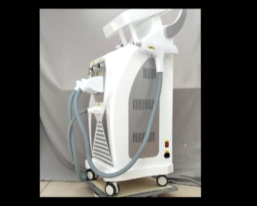 New of 3 In 1 Skin Rejuvenation E-light Ipl Rf Nd Yag Laser Multifunction Hair Removal Pigment Removal Tattoo Removal Equipment