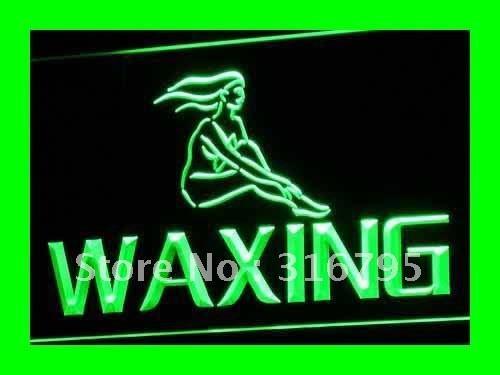 OPEN Waxing Beauty Salon Retail LED Neon Light Sign