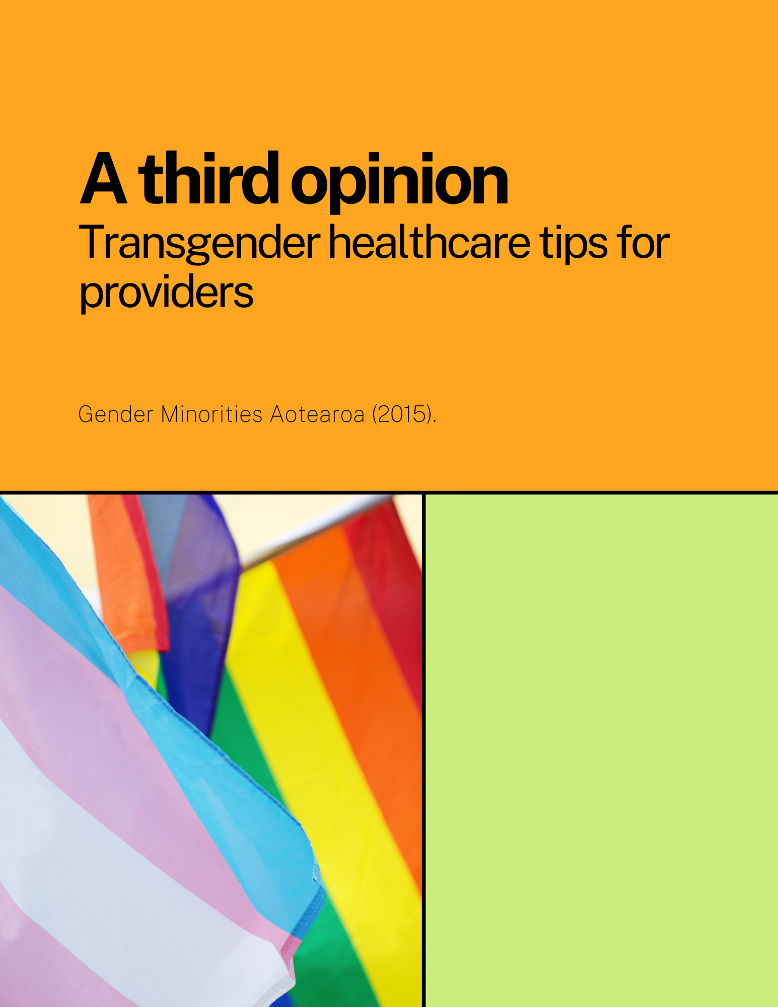 A third opinion: transgender healthcare tips for clinicians