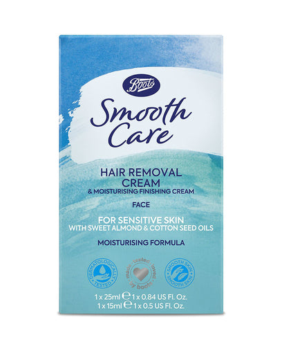 Boots Smooth Care Hair Removal Cream for Face 40ml