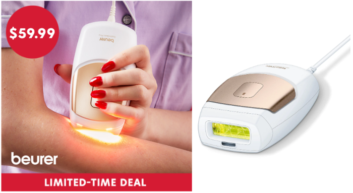 Beurer IPL Long Lasting Hair Removal Device for $53.99 (Reg $199.99)!