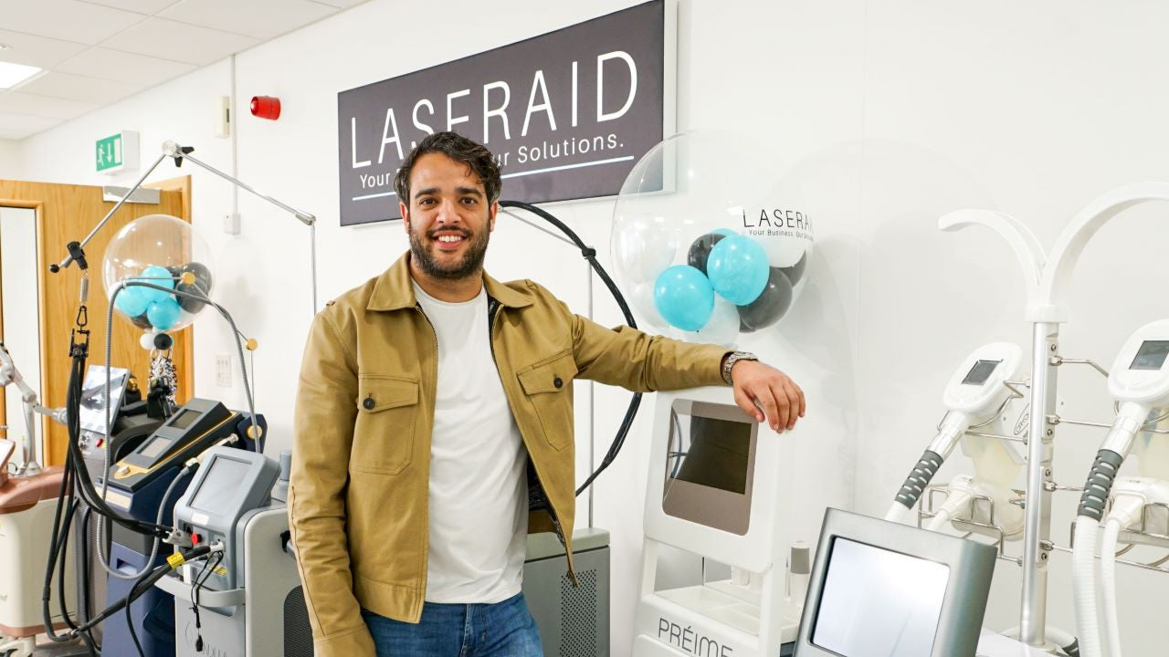 Commercial director of Laseraid Jamel Hussain