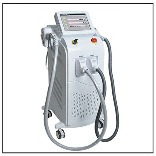 Dual System Q Switch Nd yag Laser 808nm Diode Laser Hair and Tattoo Removal Machine