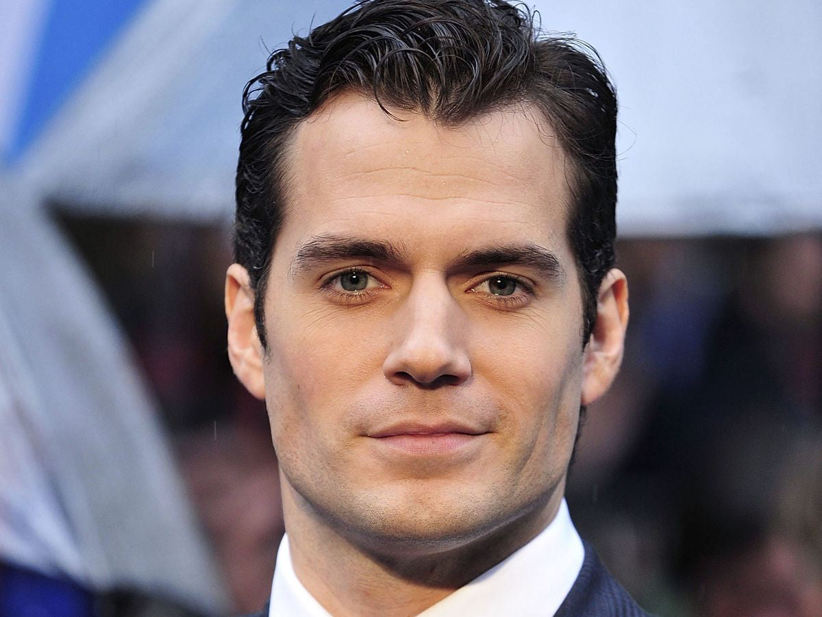 henry cavil hairline widows peak