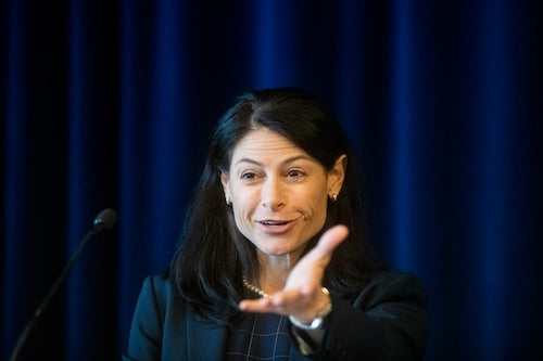 Michigan Attorney General Dana Nessel speaks during a press conference on Tuesday, Sept. 10, 2019 at the Frank J. Kelley Law Library in the G. Mennen Williams Building in Lansing. (Jake May | MLive.com)Jake May | MLive.com