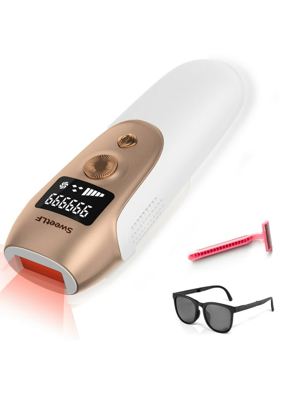 Laser Hair Removal, SweetLF IPL Hair Removal Device for Women and Men, 999999 Flashes for Arm Leg