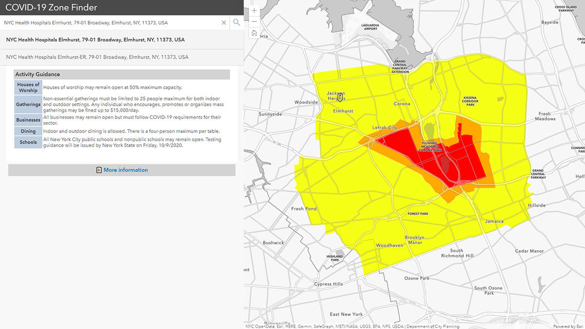 NYC COVID-19 Cluster Zone Look Up Tool Now Available – Easily Look Up Your Address