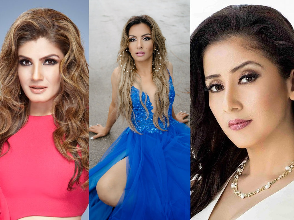 Somy Ali Taken Aback With Raveena, Manisha’s Natural Beauty