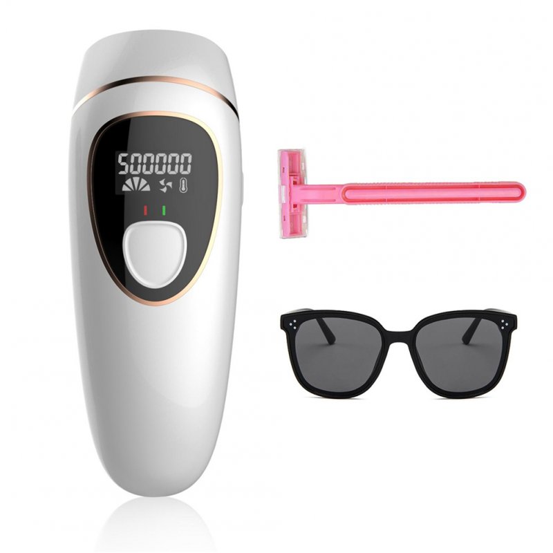 US Hair Removal Device Upgraded To 999,999 Flashes IPL Whole Body Face Epilator White