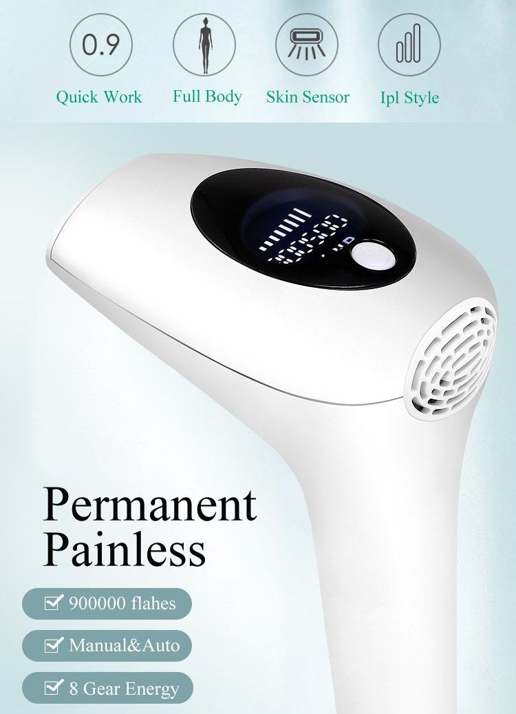 Epilator for permanent hair removal - Intense Pulsed Light (IPL) 900 000 pulses