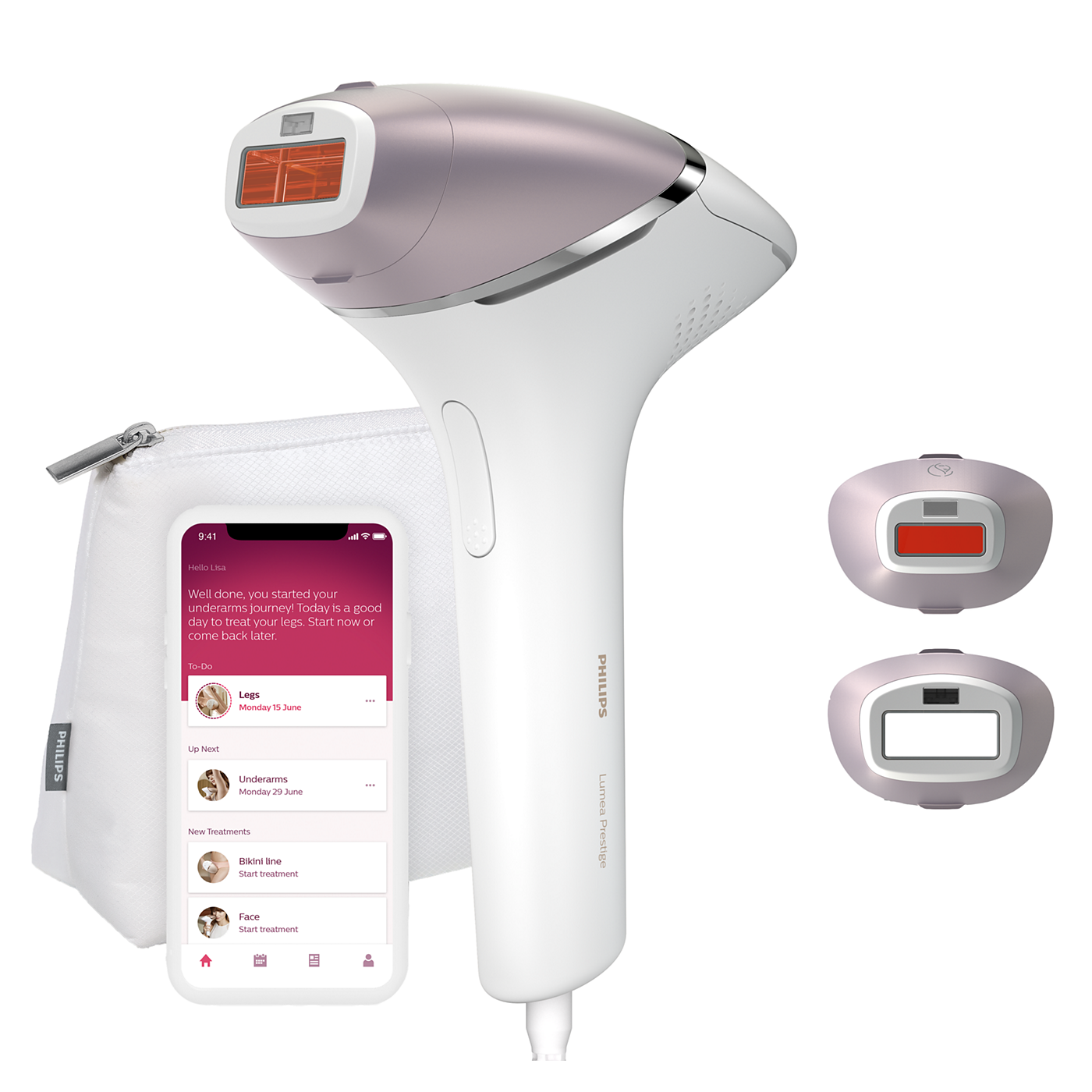 Lumea IPL 8000 Series IPL Hair removal device with SenseIQ