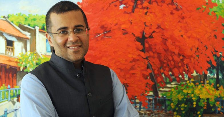 Chetan Bhagat. File photo