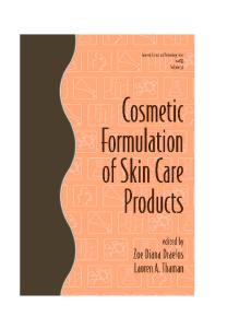 Cosmetic Formulation of Skin Care Products