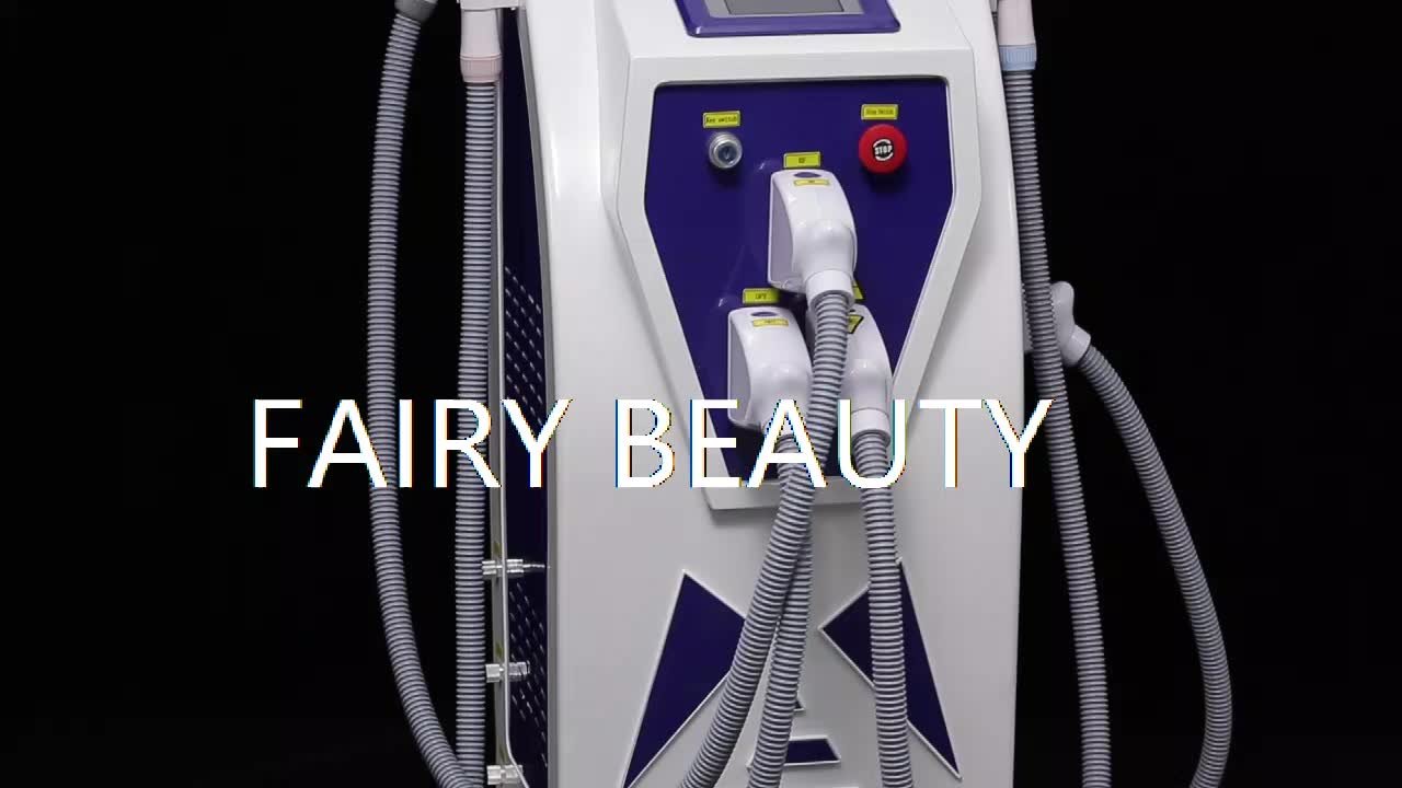 Good Effect Optimal Pulsed Technology OPT ipl permanent epilators Hair Removal SHR E-light IPL RF nd Yag Laser Multifunction Beauty Equipment