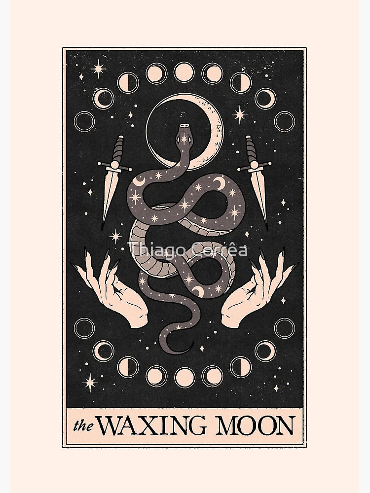 The Waxing Moon Postcard