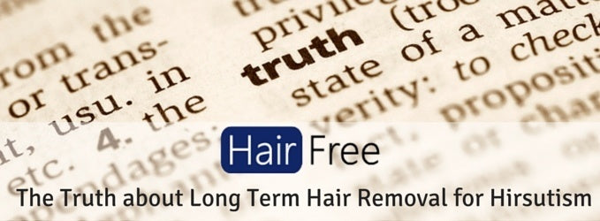 Hirsutism long term hair removal methods