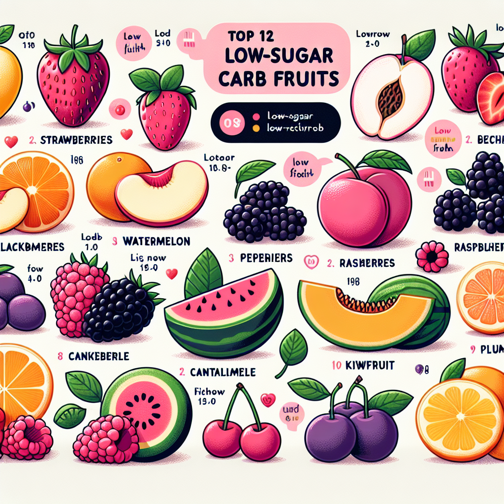 "Top 12 Low-Sugar and Low-Carb Fruits: A Guide for Health-Conscious Eaters"