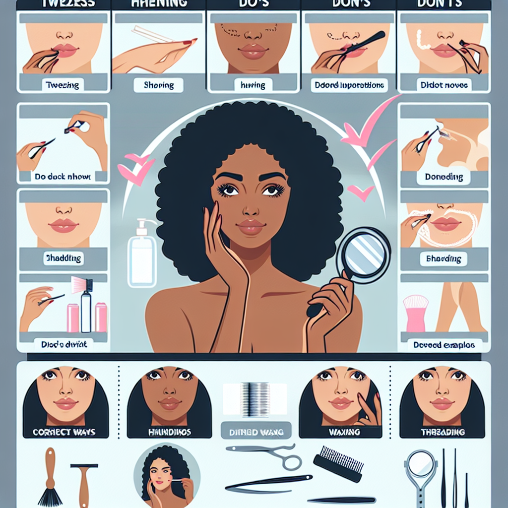 "Essential Tips for Women: The Do's and Don'ts of Facial Hair Removal"