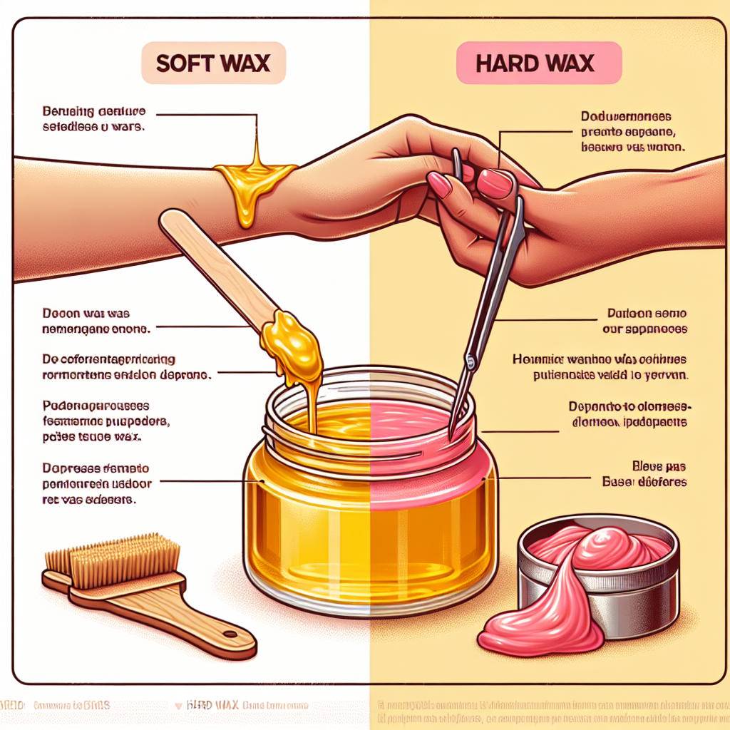 Soft Wax versus Hard Wax: Understanding the Key Differences