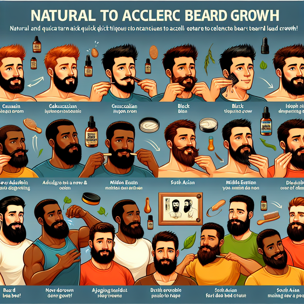 "Natural and Quick Techniques to Accelerate Beard Growth"