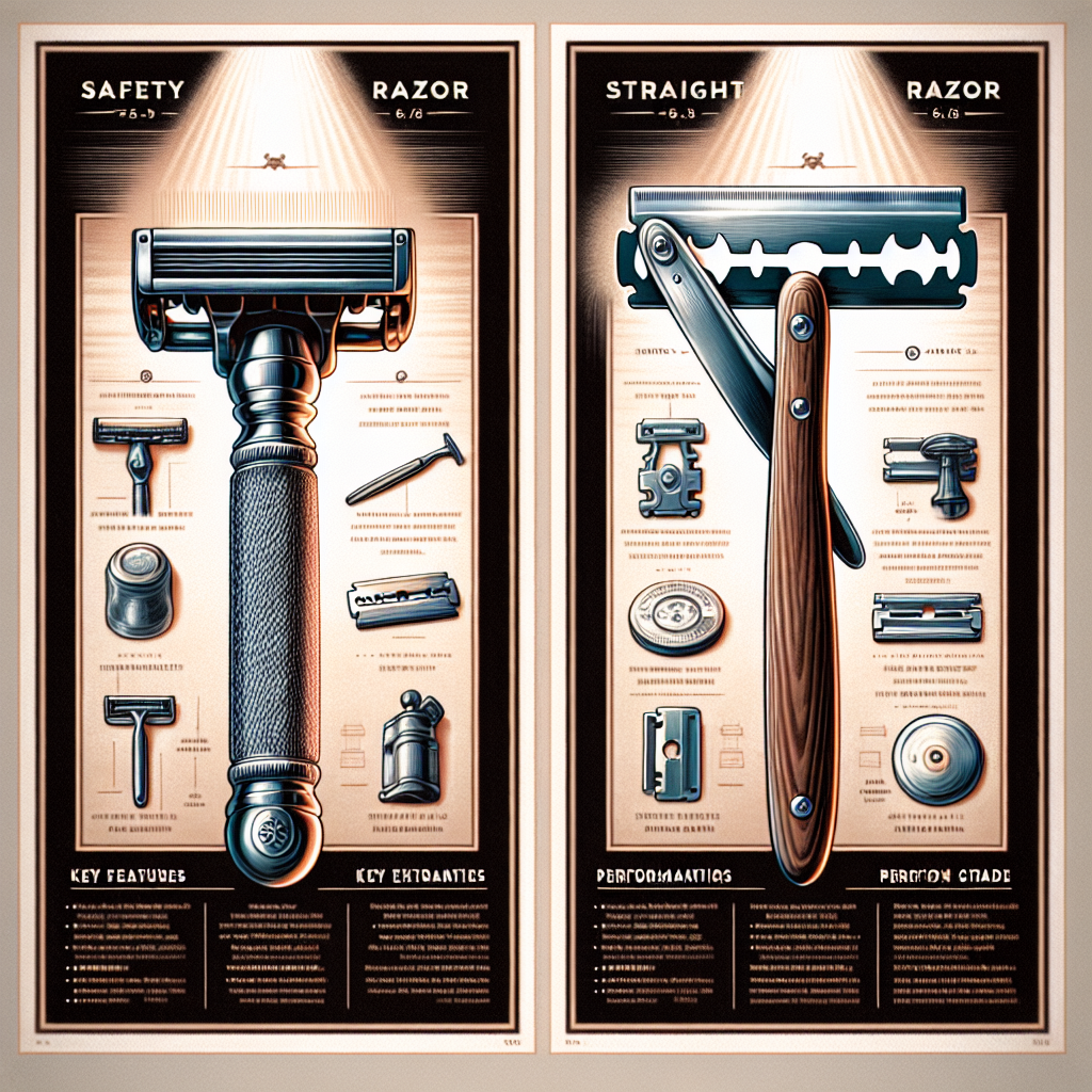 "Safety Razor versus Straight Razor: Which One Tops the Chart?"