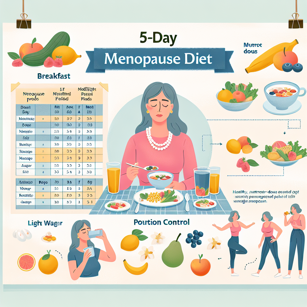 "5-Day Menopause Diet: Your Plan for Effective Weight Loss"