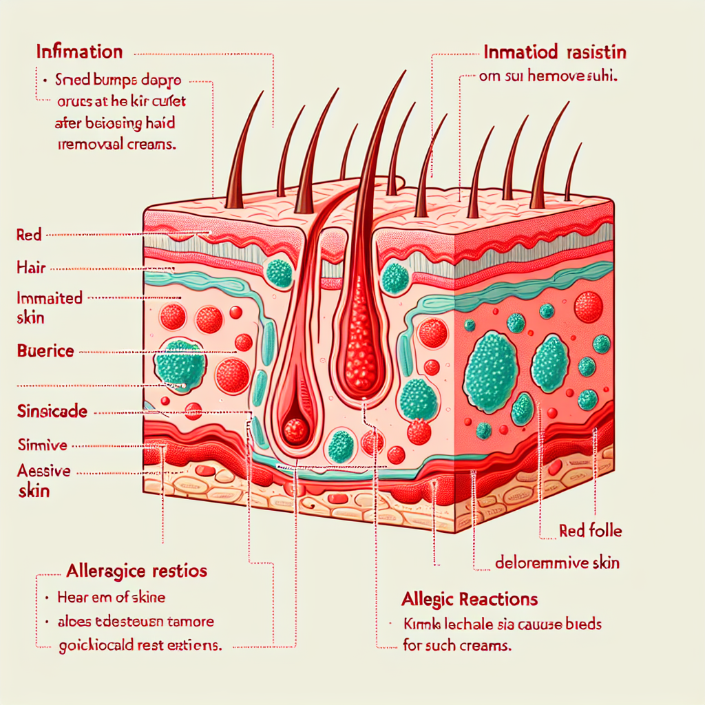 What Causes Red Bumps After Using Hair Removal Creams?