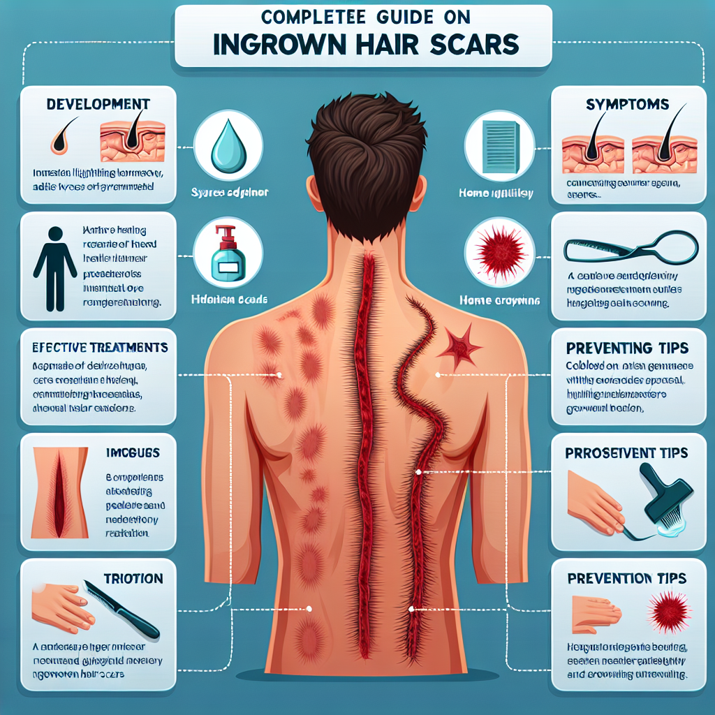 "Guide to Ingrown Hair Scars: Identifying Symptoms, Effective Treatments, Prevention Tips, and More"