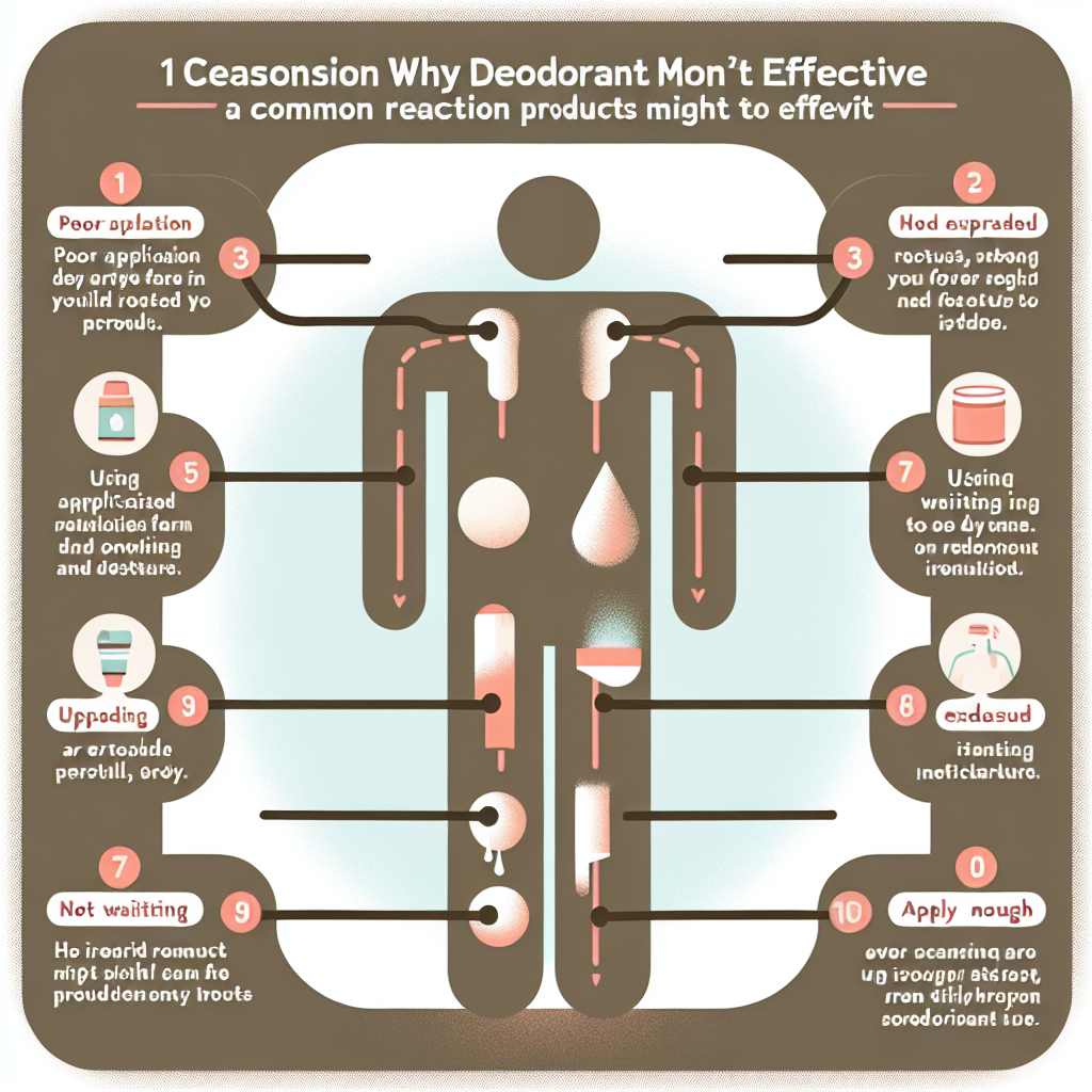 "10 Reasons Your Deodorant Isn't Effective: A Comprehensive Guide"