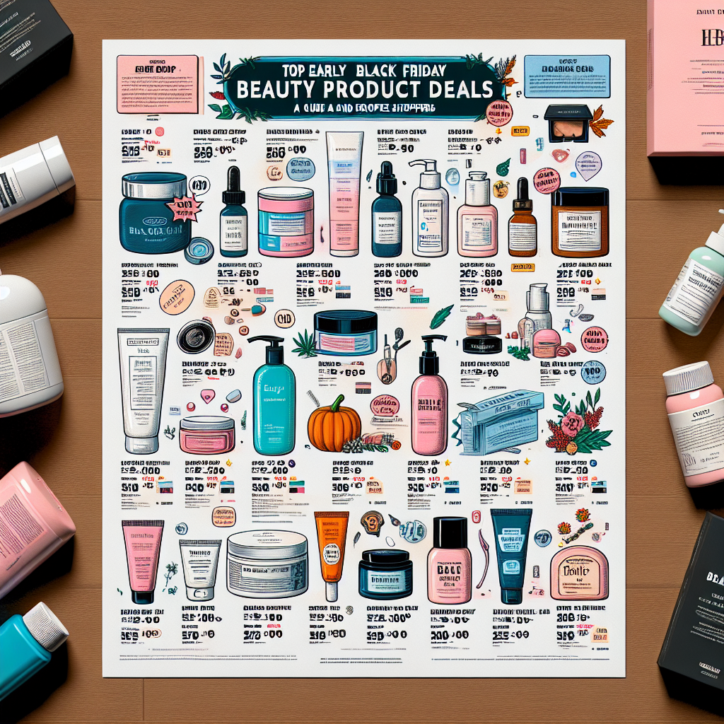 "Top Early Black Friday Beauty Product Deals of 2023: A Guide for U.S. and European Shoppers"