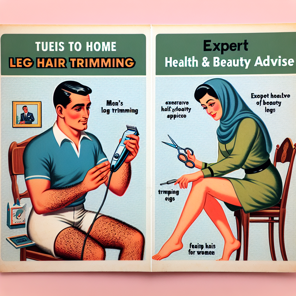 "Guide to Home Leg Hair Trimming for Men & Women: Expert Health & Beauty Advice"