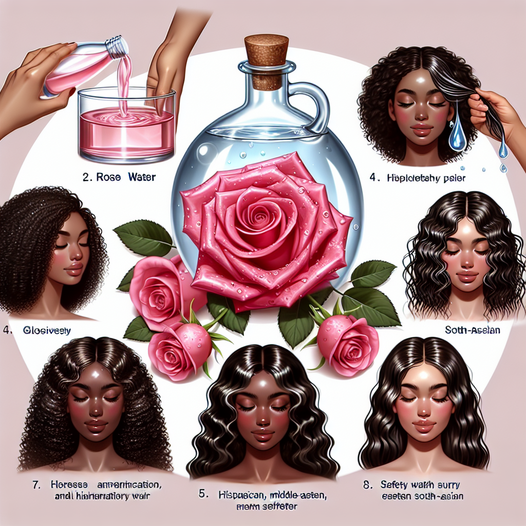 "Unlocking the Benefits of Rose Water for Hair: Comprehensive Guide on Usage, Advantages, and Safety Measures"