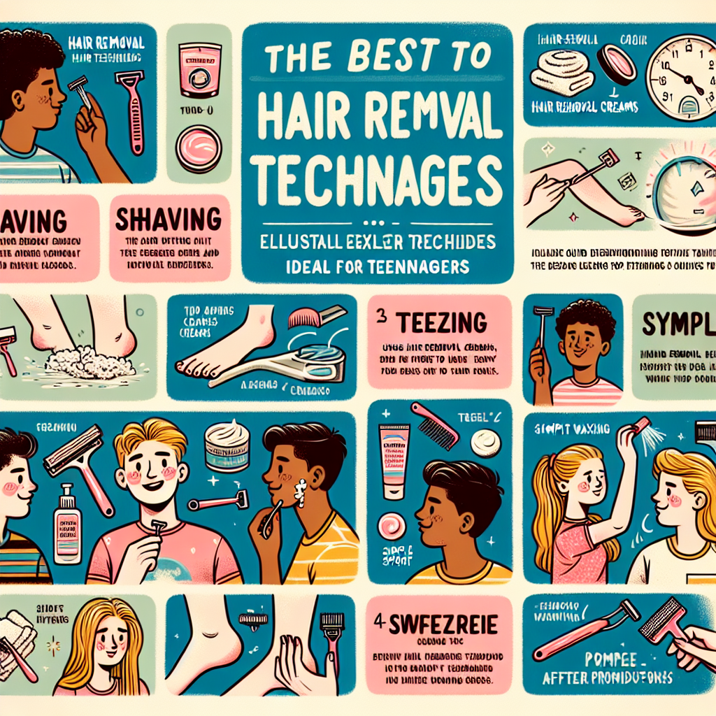 "Best Hair Removal Techniques for Teenagers: A Comprehensive Guide"