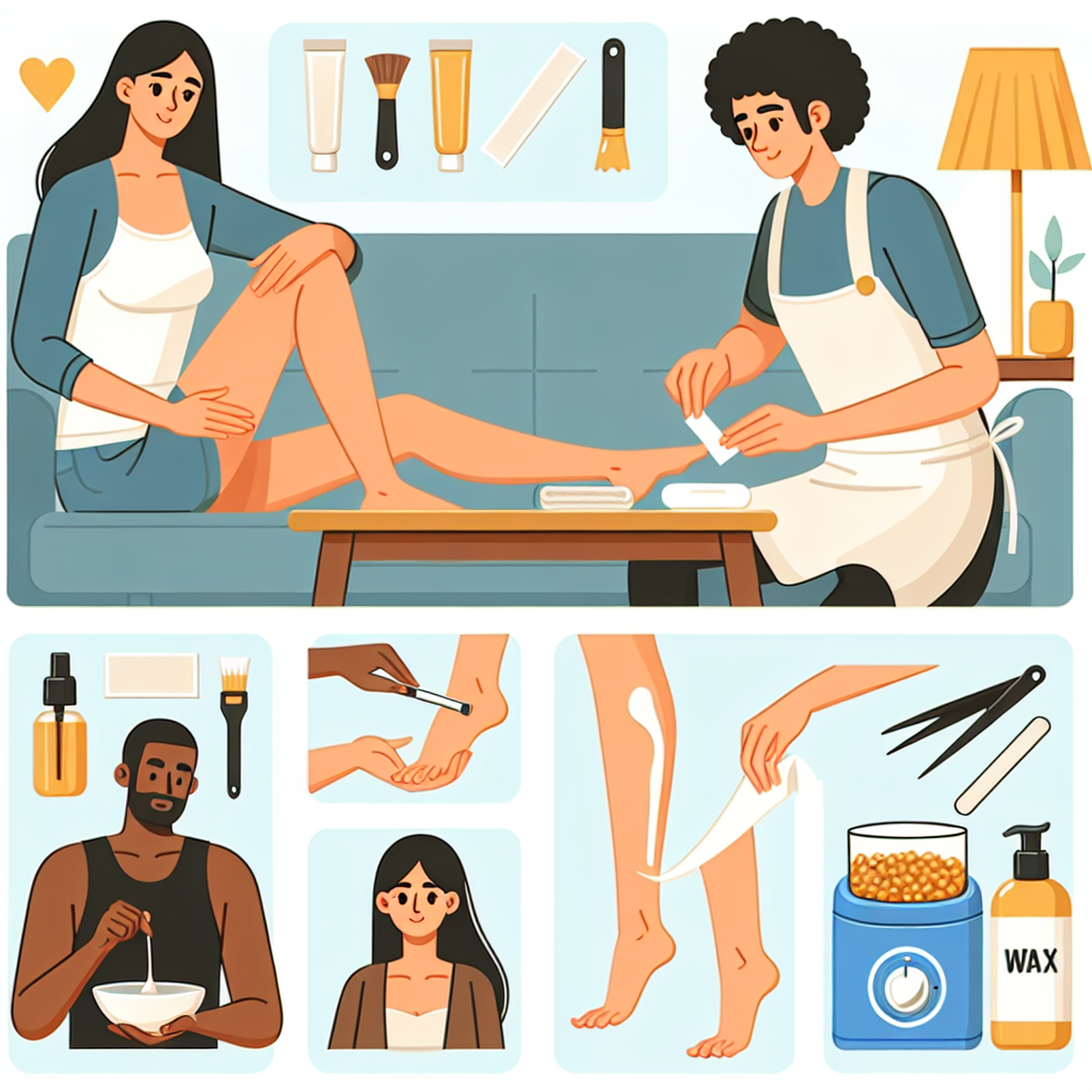 "Beginner's Guide to Safe and Easy Home Waxing: A Step-by-Step Process"