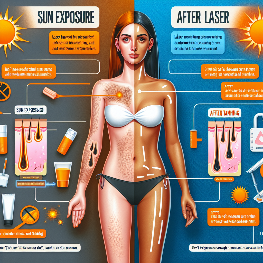 "Unveiling the Facts: Sun Exposure and Tanning Pre- & Post-Laser Hair Removal"