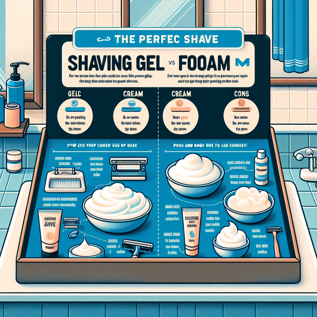 "Choosing Between Shaving Gel, Cream, and Foam: A Guide for the Perfect Shave"