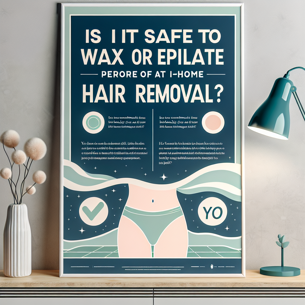 "Is it Safe to Wax or Epilate Prior to At-Home IPL Hair Removal?"