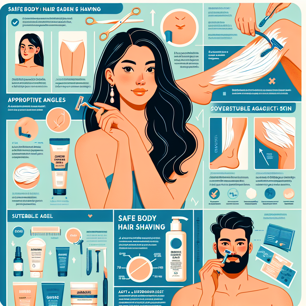 "Proper Techniques for Safe Body Hair Shaving: A Comprehensive Guide with Tips"