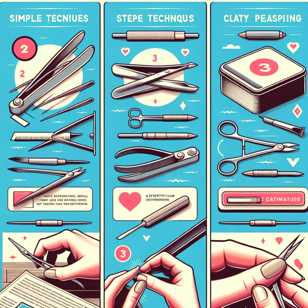 "3 Simple Techniques for Tweezer Sharpening: A Comprehensive Guide"