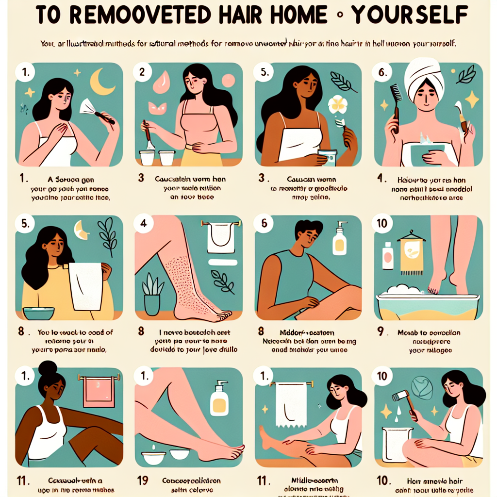 "10 Natural Methods for DIY Unwanted Hair Removal at Home"