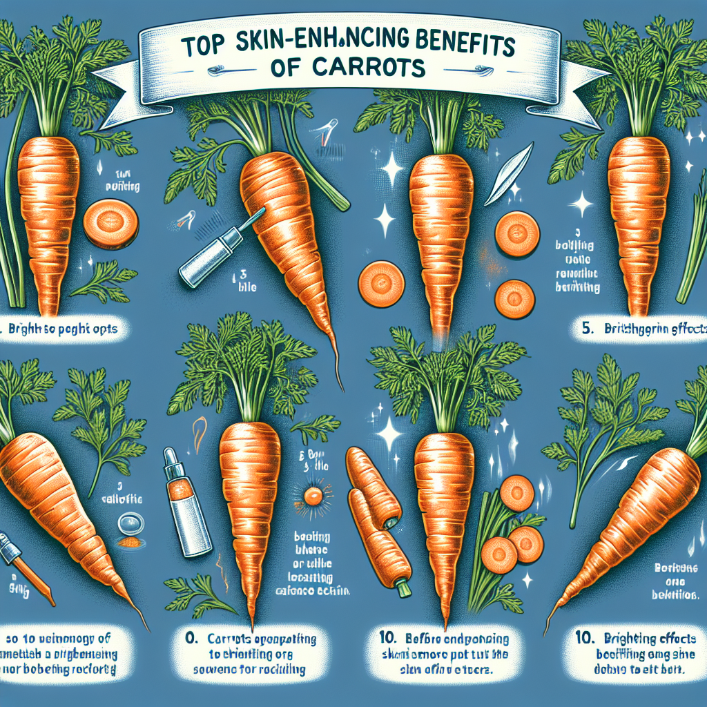 "Top 10 Skin-Enhancing Advantages of Carrots: Brightening and Beyond!"